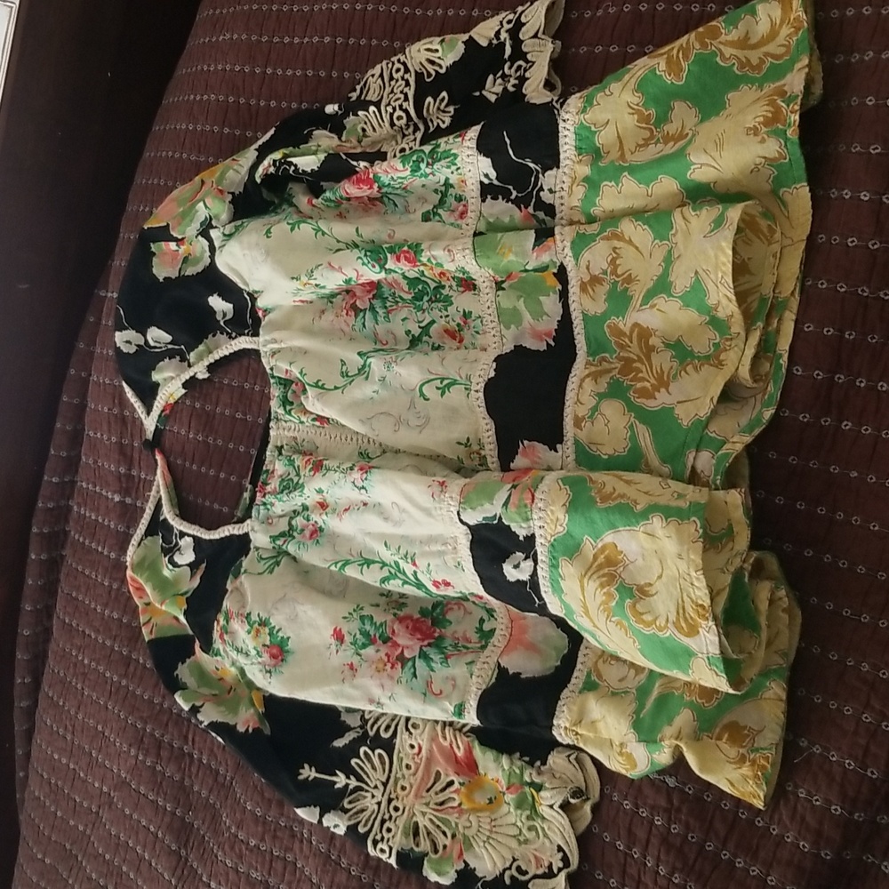 Pretty cotton floral blouse made in India - Picture 4 of 4